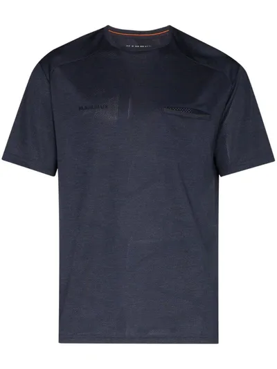 Mammut Blue Crashiano Chest Pocket T-shirt