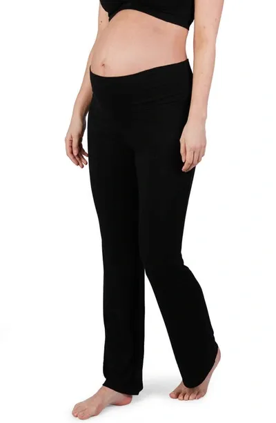 Cache Coeur Serenity Maternity Pajama Bottoms In Black