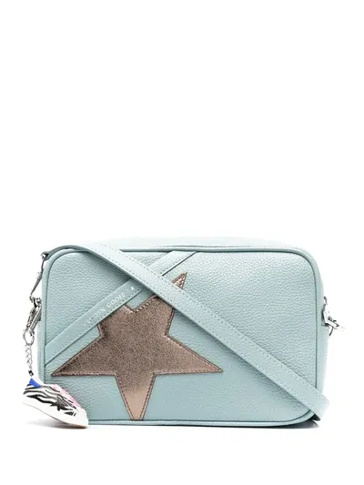 Golden Goose Blue Star Bag With Bronze Star