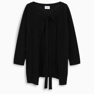 Ferragamo Black Wool Cardigan