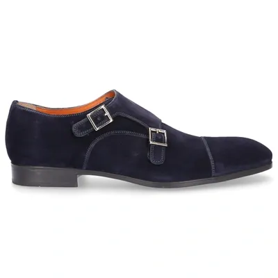 Santoni Flat Shoes Blue 14549