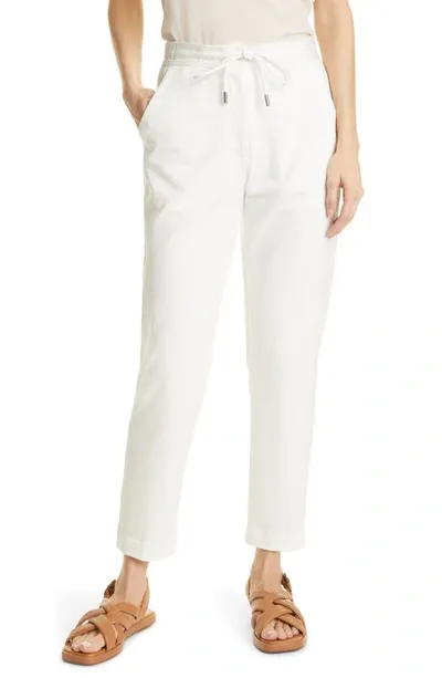 Kobi Halperin Antonina Drawstring Cotton Blend Pants In Ivory