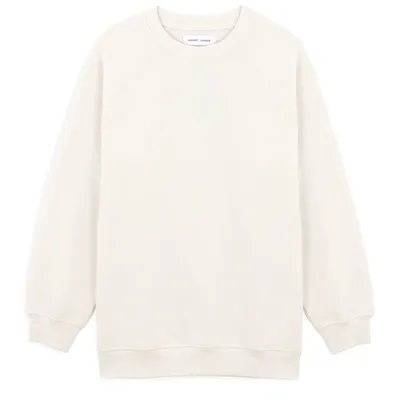 Samsã¸e Samsã¸e White Adelphine Sweatshirt In Beige