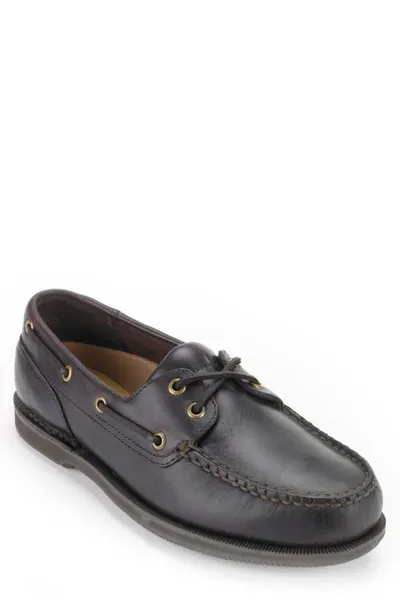 Rockport Mens Perth Mocassin In Dark Brown