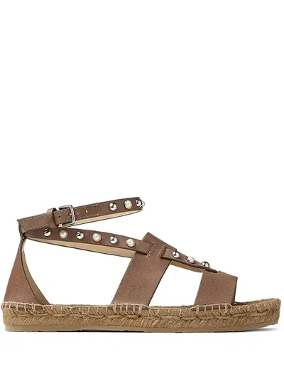 Jimmy Choo Denise Sandals In Brown