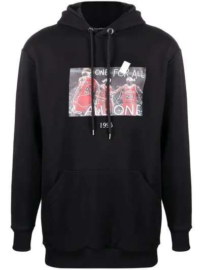 Throwback Black Tbs Flu Game 1995 Hoodie