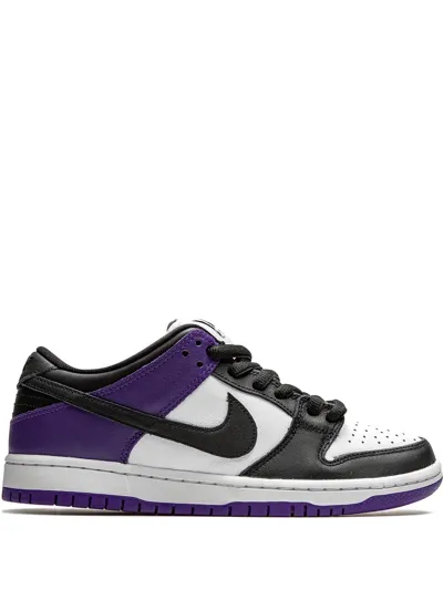 Nike Sb Dunk Low Sneakers In Purple