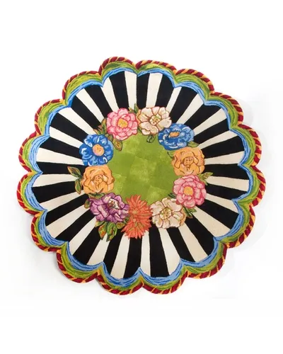 Mackenzie-childs Cutting Garden Rug, 6' Round In Multi Colors