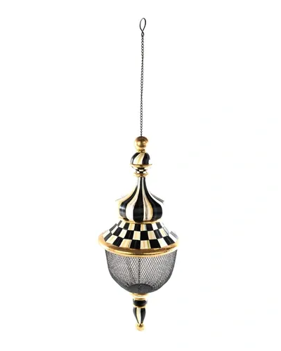 Mackenzie-childs Courtly Check Pendant Bird Feeder