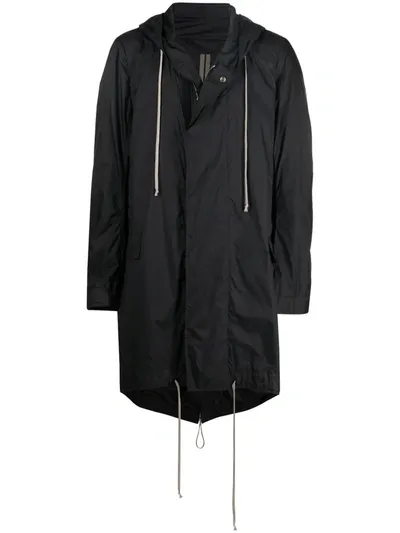 Rick Owens Drkshdw Oversized Coat Coat In Black