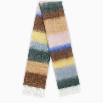 Samsã¸e Samsã¸e Multicolour Adula Scarf In Brown