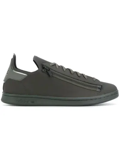 Y-3 Stan Zip Low-top Neoprene Trainers In Green