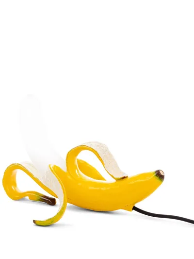 Seletti Banana Glass Lamp In Yellow