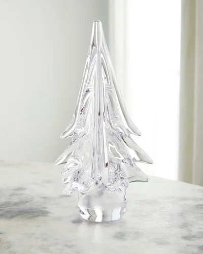 Simon Pearce Spruce Evergreen 10" Glass Decor