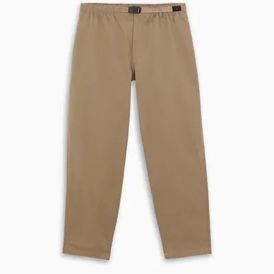 Gramicci Tan Belted Trousers In Brown