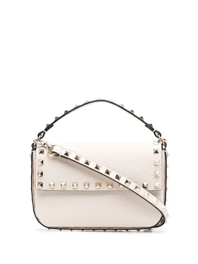 Valentino Garavani Rockstud-embellished Mini Bag In White