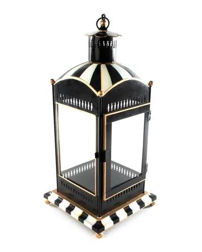 Mackenzie-childs Courtly Stripe Large Candle Lantern