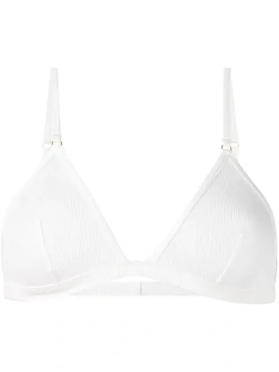 Maison Close 'bellevue' Bra In White