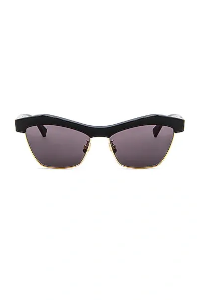 Bottega Veneta Black Cat-eye Sunglasses