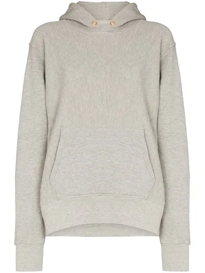 Les Tien Oversized Hooded Sweatshirt In Heather Grey