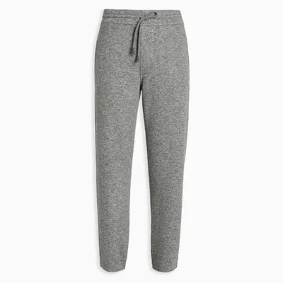 Ermenegildo Zegna Grey Wool And Cashmere Joggers