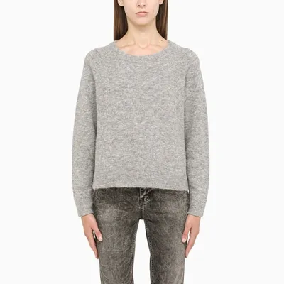 Samsã¸e Samsã¸e Grey Boxy Fit Sweater