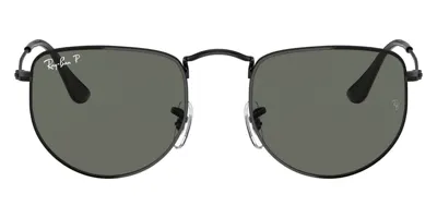 Ray Ban Elon Sunglasses Black Frame Green Lenses Polarized 50-20