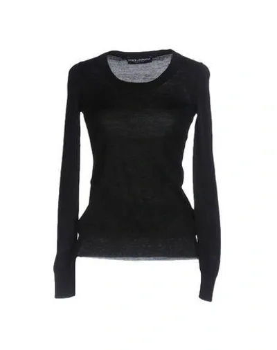 Dolce & Gabbana Sweaters In Black