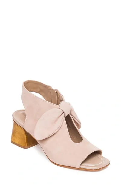 Bernardo Women's Lizzie Suede Sandal Bootie In Blush