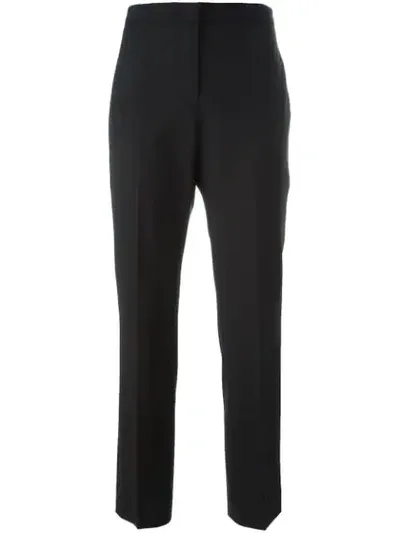 Piazza Sempione Straight Trousers In Black