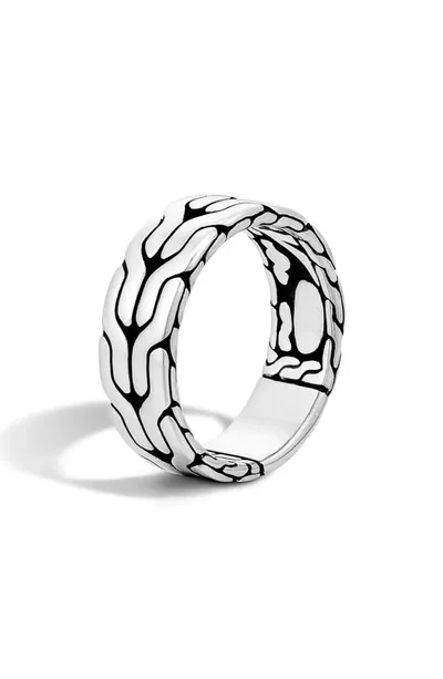 John Hardy Classic Chain Sterling Silver Band Ring