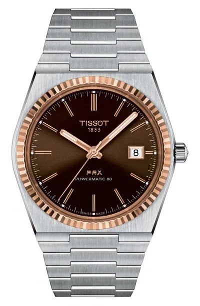 Tissot Prx Automatic Brown Dial Mens Watch T931.407.41.291.00