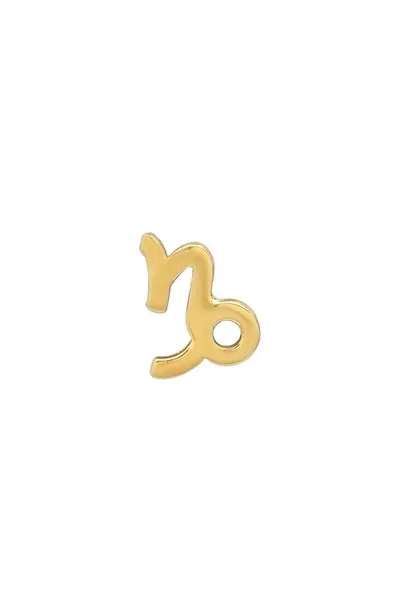 Bychari Zodiac Stud Earrings In Capricorn