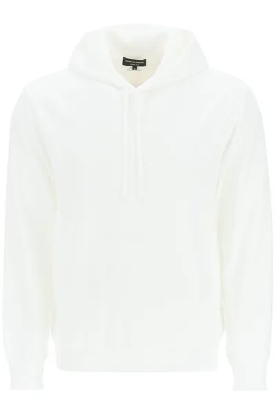 Comme Des Garçons Homme Deux Graphic-print Drawstring Hoodie In White