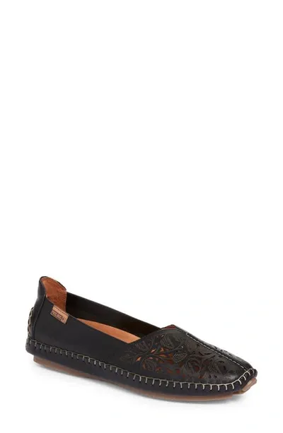 Pikolinos Jerez Perforated Loafer In Grey