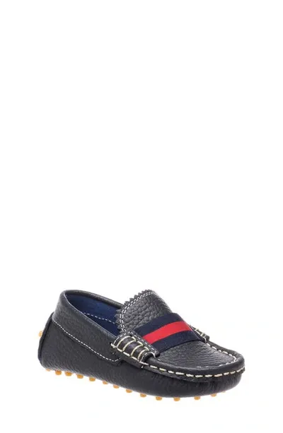 Elephantito Kids' Club Moc Toe Loafer In Navy