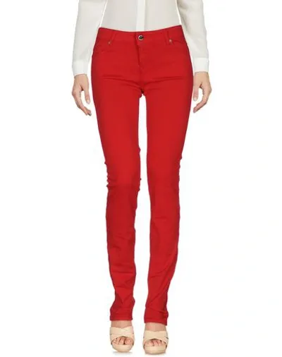 Love Moschino Casual Pants In Red