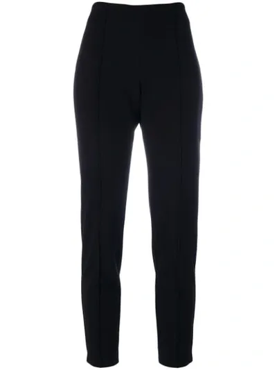 Le Tricot Perugia Jogger Style Trousers In Black