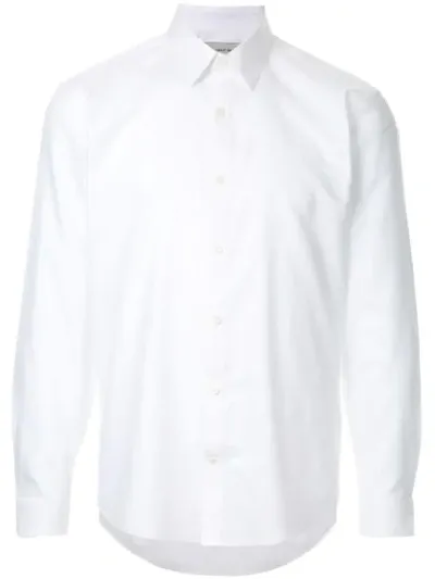 Cerruti 1881 Long-sleeve Fitted Shirt In White