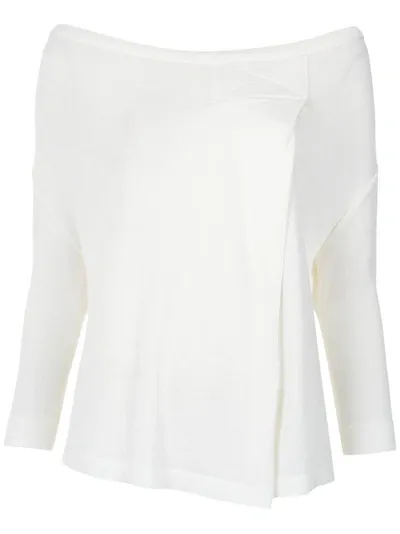 Gloria Coelho Knit Blouse In White