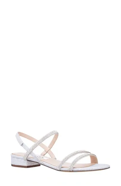 Nina Sarita Slingback Sandal In Silver