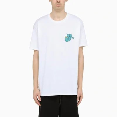 Stussy White Phat S Crewneck T-shirt