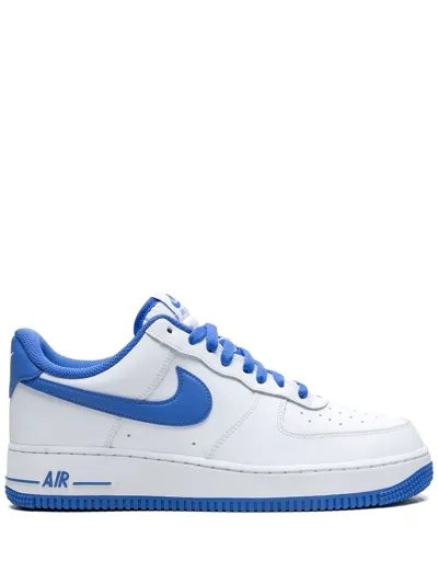 Nike Air Force 1 '07 Sneakers In White/medium Blue