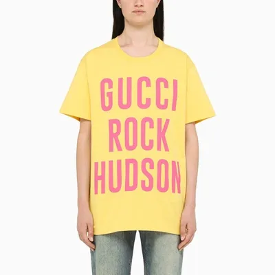 Gucci Yellow " Rock Hudson" T-shirt