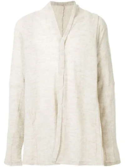 Julius Loose Fit Cardigan In Neutrals