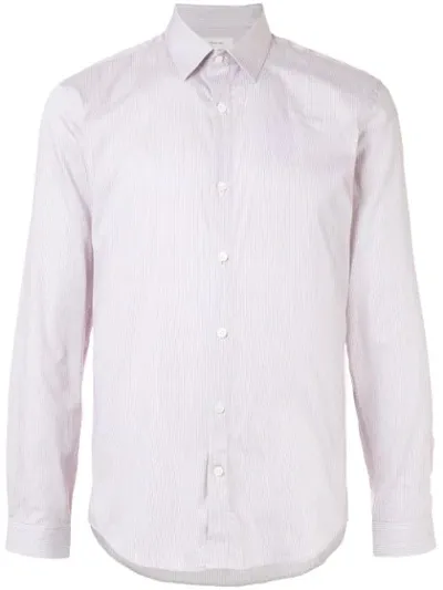 Cerruti 1881 Pinstripe Shirt In Pink