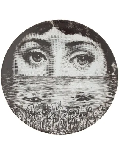 Fornasetti Plate In White