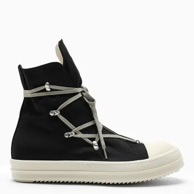 Drkshdw Black Canvas High-top Sneakers