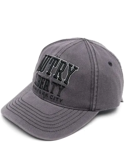 Autry Logo-embroidered Baseball Cap In Grey