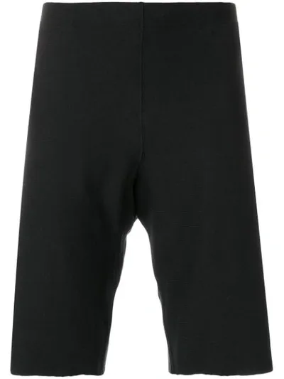 Champion Slim-fit Track Shorts In Black